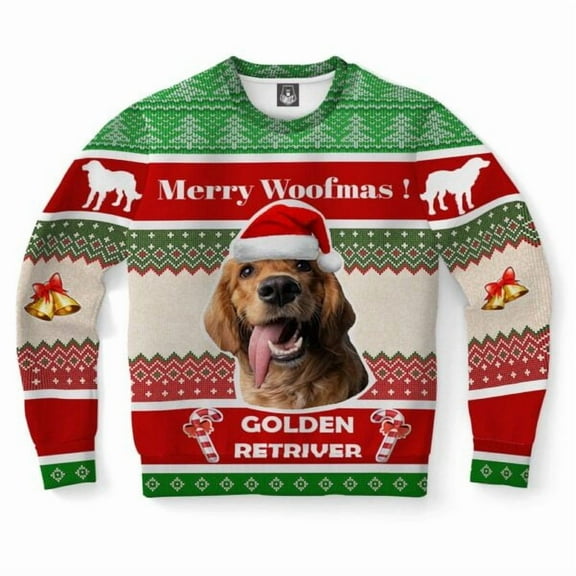 Golden Retriever Dog Christmas Sweater, Christmas Sweater, Christmas Sweater, Funny Xmas Sweaters