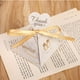 thumbnail image 5 of Caja de caramelos de mármol con forma de pirámide triangular Cajas de obsequios y regalos de boda Caja de chocolate para invitados Cajas de obsequios Suministros para fiestas, 5 of 5