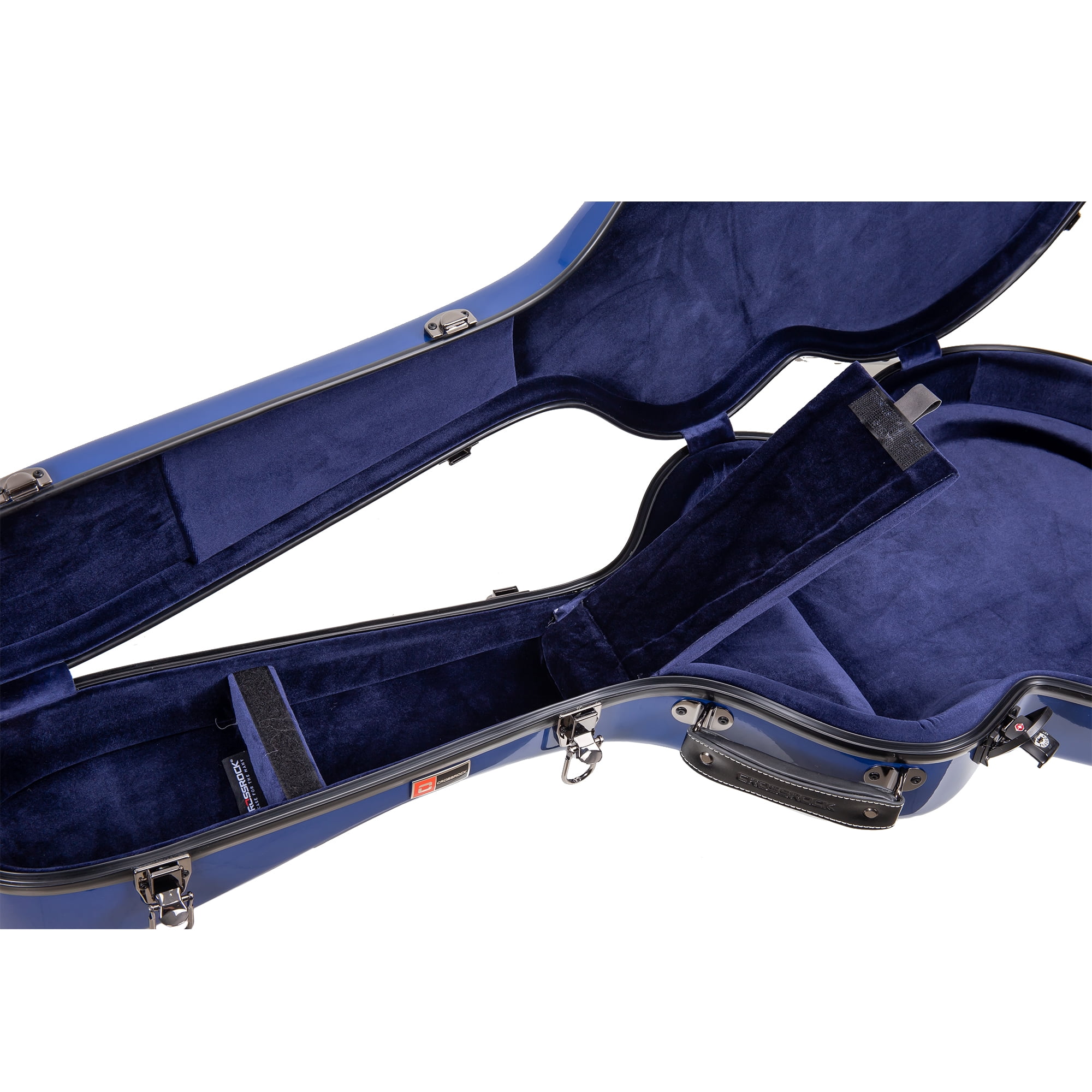 Crossrock 335 Style Electric Guitar Hard Case, Semi-acoustic & Hollow body Case