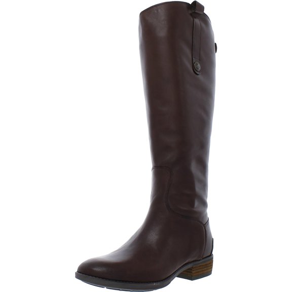 Sam Edelman Womens Penny 2 Leather Wide Calf Riding Boots