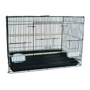 YML 6x2424MIX Lot Of 6 Small Breeding Cages- Yellow With Pink & Green