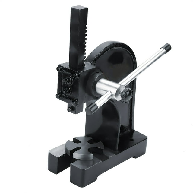 Arbor Press Punch Press Machine Arbor Press Tool 1T Manual Desktop Hand Punch Press Machine Metal Arbor Press Tool
