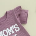 thumbnail image 5 of Bagilaanoe 2pcs Newborn Baby Girl Shorts Set Short Sleeve Letter Print Romper Tops + Shorts 3M 6M 12M 18M Infant Casual Summer Clothes, 5 of 8