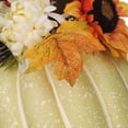 thumbnail image 2 of GREEN PUMPKIN WITH SUNFLOWER, 2 of 6
