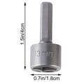 thumbnail image 2 of CTIRCHIU 9 Pcs Socket Kit Impact Driver Tool Silver for DIY Enthusiast and Mechanic, 2 of 7