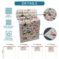 thumbnail image 6 of Watercolor Flowers Table Runner - 120 Inch Long Farmhouse Spring Floral Botanical Cotton and Linen Blended Dress Scarves Farmhouse Table Runner for Kitchen Dining, Coffee Table, 13" x 120", 6 of 8