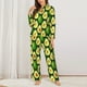 thumbnail image 2 of Fotbe Avocado Conjunto de Pijama de Manga Larga para Mujer con Estampado, Ropa de Dormir de 2 Piezas, Conjunto de Casa Suave y Cómodo con Bolsillos-X-Large, 2 of 7