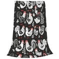 thumbnail image 2 of Fotbe Laying Hens And Roosters Manta de Franela Acolchonada con Estampado, Súper Suave y Esponjosa, Extra Grande para Sofá, Cama, Uso Todo el Año-40"x30", 2 of 7