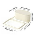 thumbnail image 2 of Hearth & Gear Rotatable Kitchen Strainer Suction Cup Strainer Rack Filter Holder Food Catcher Waste Strainer For Kitchen Kitchen Dish Rack Paper Plate Holders for Counter Silicone over The Drying Rack, 2 of 6