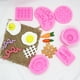 thumbnail image 2 of Molde de silicona para valla de jardín, molde para pasta de goma y Chocolate, herramienta de decoración de bordes de pasteles, molde de arcilla polimérica(Rojo rosa)(1 pieza), 2 of 4