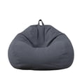 thumbnail image 1 of Large Small The color is as shown in the main picture 100*120cm Lazy Sofa Cover Chairs Without Filler Linen Cloth Lounger Seat Bean Bag Pouf Puff Couch Tatami Living Room, 1 of 4