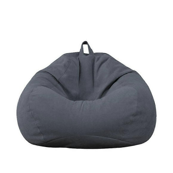 Large Small The color is as shown in the main picture 100*120cm Lazy Sofa Cover Chairs Without Filler Linen Cloth Lounger Seat Bean Bag Pouf Puff Couch Tatami Living Room