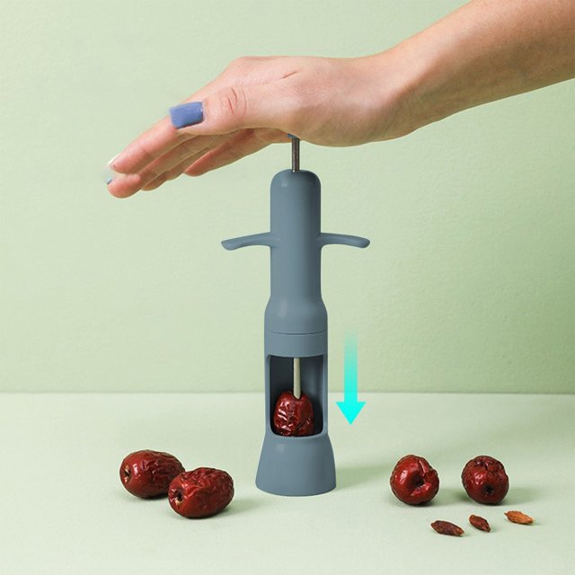 Herramienta para deshuesar frutas Fiudx de acero inoxidable para azufaifo descorazonador de cerezas