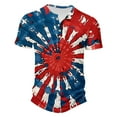 thumbnail image 4 of Gamivast 4th of July Patriotic Shirt Summer Tie Dye Shirt Men Hippies Senior Short Sleeve Tie Dye Tee Shirt for Men Independence Day XXXL My Order History Online Recent, 4 of 5
