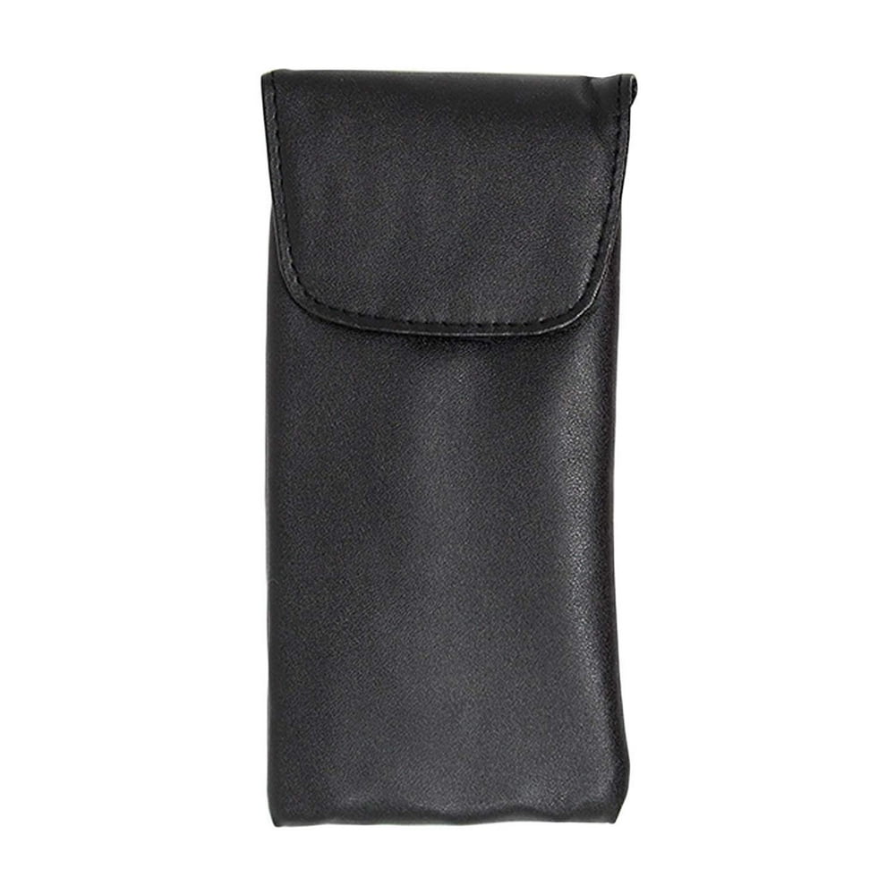 3 Pack Eyeglass Case Top Closure, Slip In Eyeglass Case Soft Faux