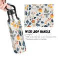 thumbnail image 4 of Yayeee 33oz Insulated Water Bottle Double Wall Stainless Steel with Flip Straw Lid, Acorn Leaves Pattern, 4 of 7