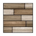 thumbnail image 2 of 3D PVC Thick Tile Wall Stickers Splash-Proof Imitation Wood Peel & Stick Wall Panel Stickers Home Decor, 2 of 6