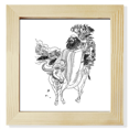 thumbnail image 1 of Dao China Lao Tzu Square Picture Frame Wall Tabletop Display, 1 of 3