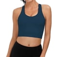 thumbnail image 5 of Aofany Women Casual Padded Sports Yoga Bra Tank Top Fitness Workout Running Sleeveless Blouse T-shirt, 5 of 5