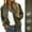 #Army Green, variant on Women's Stand Collar Raglan Waterproof Zip Up Rib Cuff Casual Jacket,L,Women's Plus Size