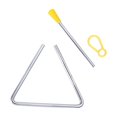 thumbnail image 3 of SHOWERORO Playing Percussion Instrument Triangle Bell Toy Metal Sound Stimulation for Boys Girls in Set, 3 of 8