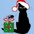 thumbnail image 3 of CafePress - Santa Cat & Mouse Light T Shirt - Men's Classic Graphic T-Shirt, 3 of 4