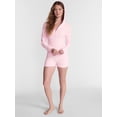 thumbnail image 2 of No Boundaries Waffle Knit Romper, Women’s XS-2X, 2 of 5
