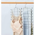 thumbnail image 6 of TRARIND 3 Pack Tank Tops Hanger Bra Hangers Space Saving Hanger Metal Folding Closet Organizer for Tank Tops, Cami, Bras, Bathing Suits, Belts, Ties, 6 of 7