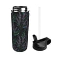 thumbnail image 2 of Pofeuu Lavender Flowers Print 18oz Sports Insulated Kettle, Sports Bottle Water Bottles For Men Women For Gym Hiking Camping Running Mountain Bike Outdoor Sports, 2 of 8