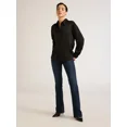 thumbnail image 3 of Sofia Jeans Women's Oversized Boyfriend Shirt with Long Sleeve, Sizes XS-XXL, 3 of 5