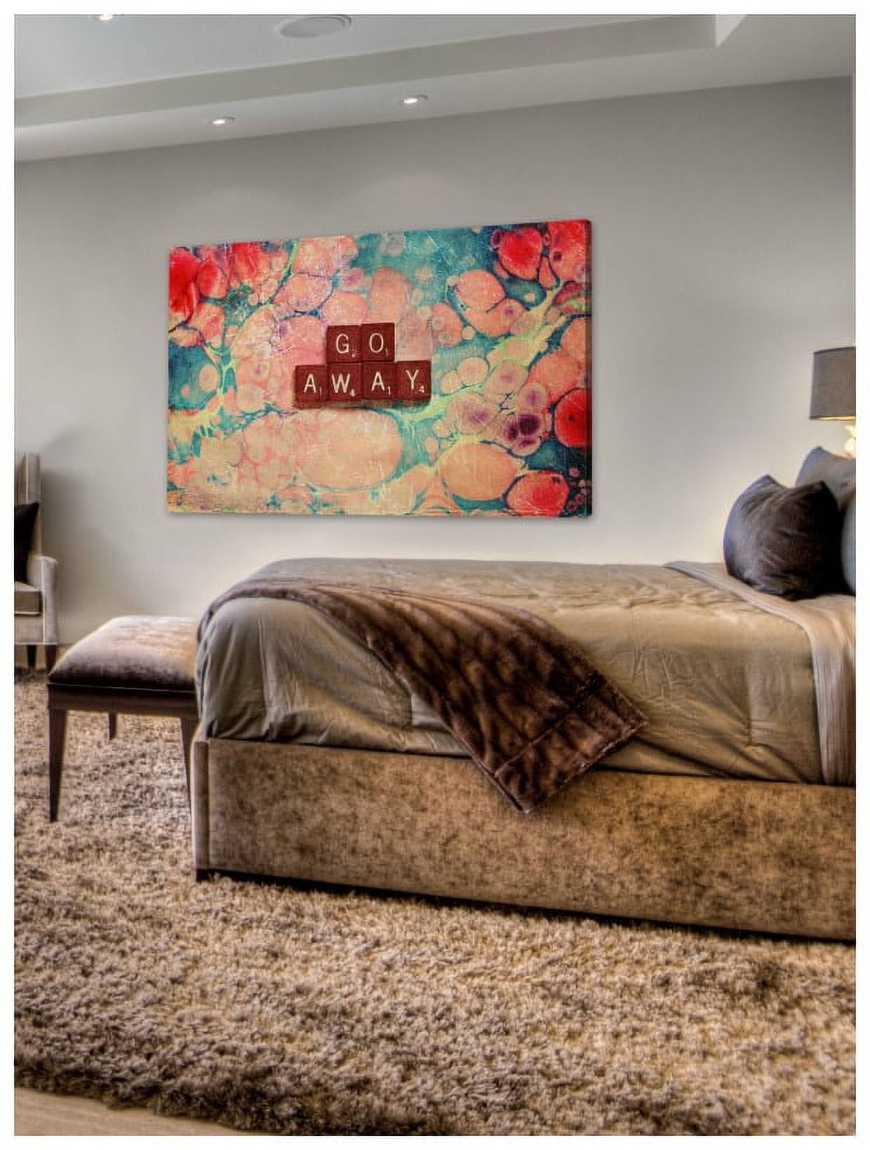 Marmont Hill "Go Away" Sylvia Cook Painting Print on Canvas
