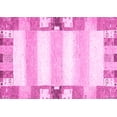 thumbnail image 1 of Ahgly Company Indoor Rectangle Solid Pink Modern Area Rugs, 6' x 9', 1 of 4