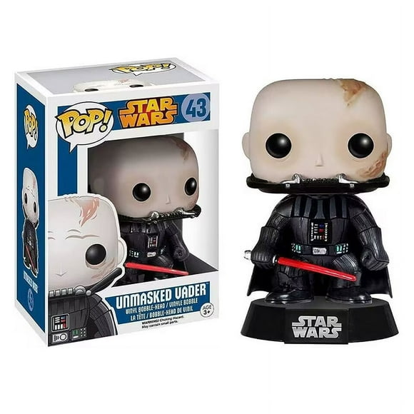 FUNKO POP STARWARS Unmasked Vader #43 Vinyl Figure Dolls Action Figure Toys Collectible Dolls Gifts