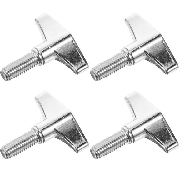4 Pcs Comfortors Drum Accessories Drum Cymbal Stand Wing Nut Drum Nuts Component Bracket Metal