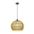 thumbnail image 1 of DOLITY Modern Ceiling Lamp Shades Lampshade Droplight Shades Lighting Hanging Lamp for light brown double layer, 1 of 9