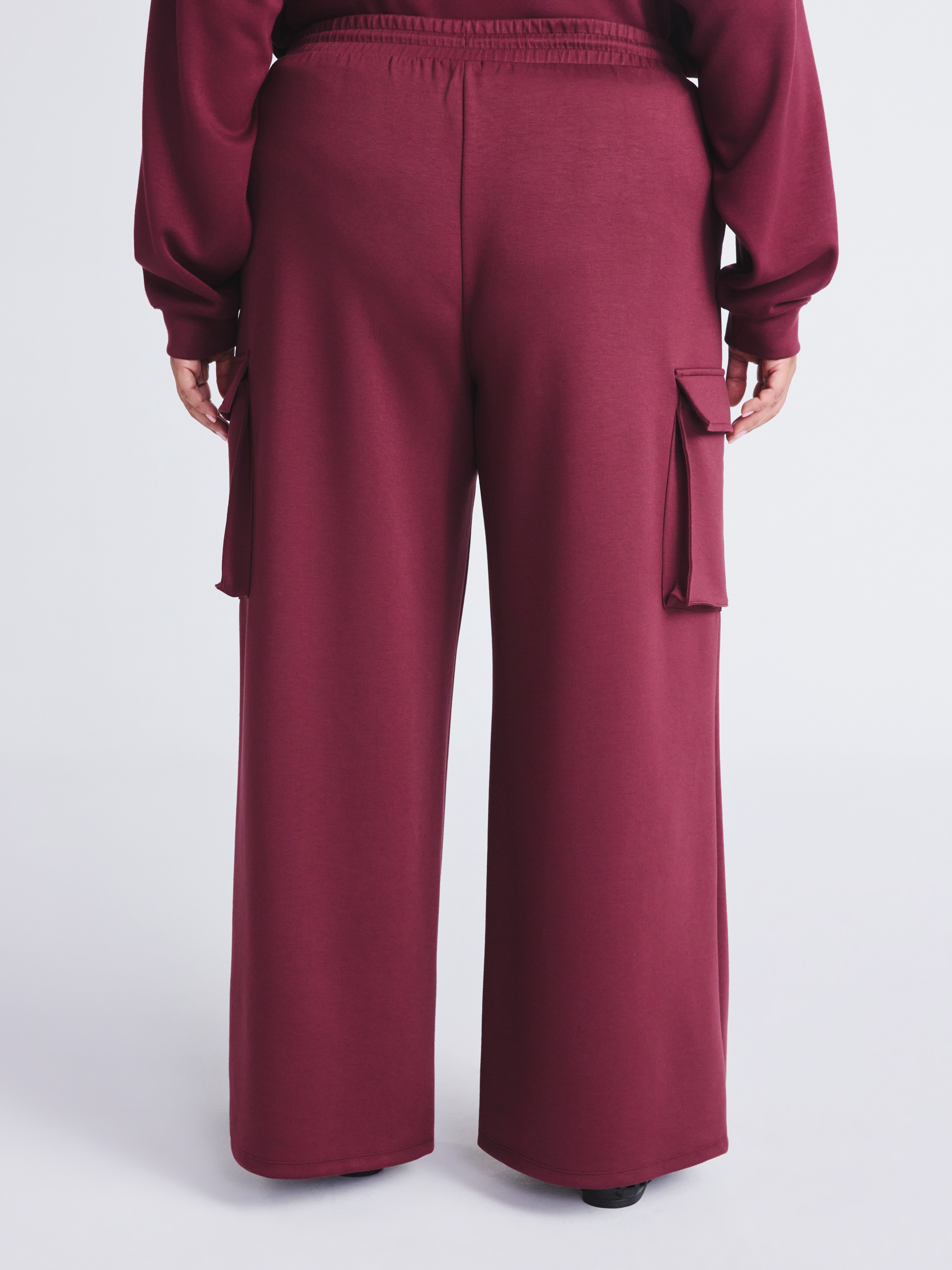 Scoop Women's and Women's Plus New Scubaknit Cargo Pants, Sizes XS-4X