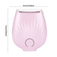 thumbnail image 2 of Afeitadora eléctrica 3 en 1 para mujer, afeitadora húmeda y seca, depiladora eléctrica para cara y axila, utensilio de depilación sin dolor, color rosa, 2 of 8