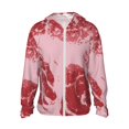 thumbnail image 1 of Vsdgher Sweat à Capuche Rayé pour Adultes, Protection Solaire, Manches Longues, Pêche, Course, Natation - Très Grand, 1 of 7