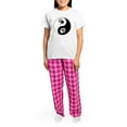 thumbnail image 4 of CafePress - Wolf Therian Ying Yang Women's Light Pajamas - Women's Short Sleeve Print T-Shirt and Pants Light Cotton Pajama Set, 4 of 7