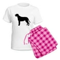 thumbnail image 5 of CafePress - Irish Wolfhound Silhouette Women's Light Pajamas - Women's Short Sleeve Print T-Shirt and Pants Light Cotton Pajama Set, 5 of 7
