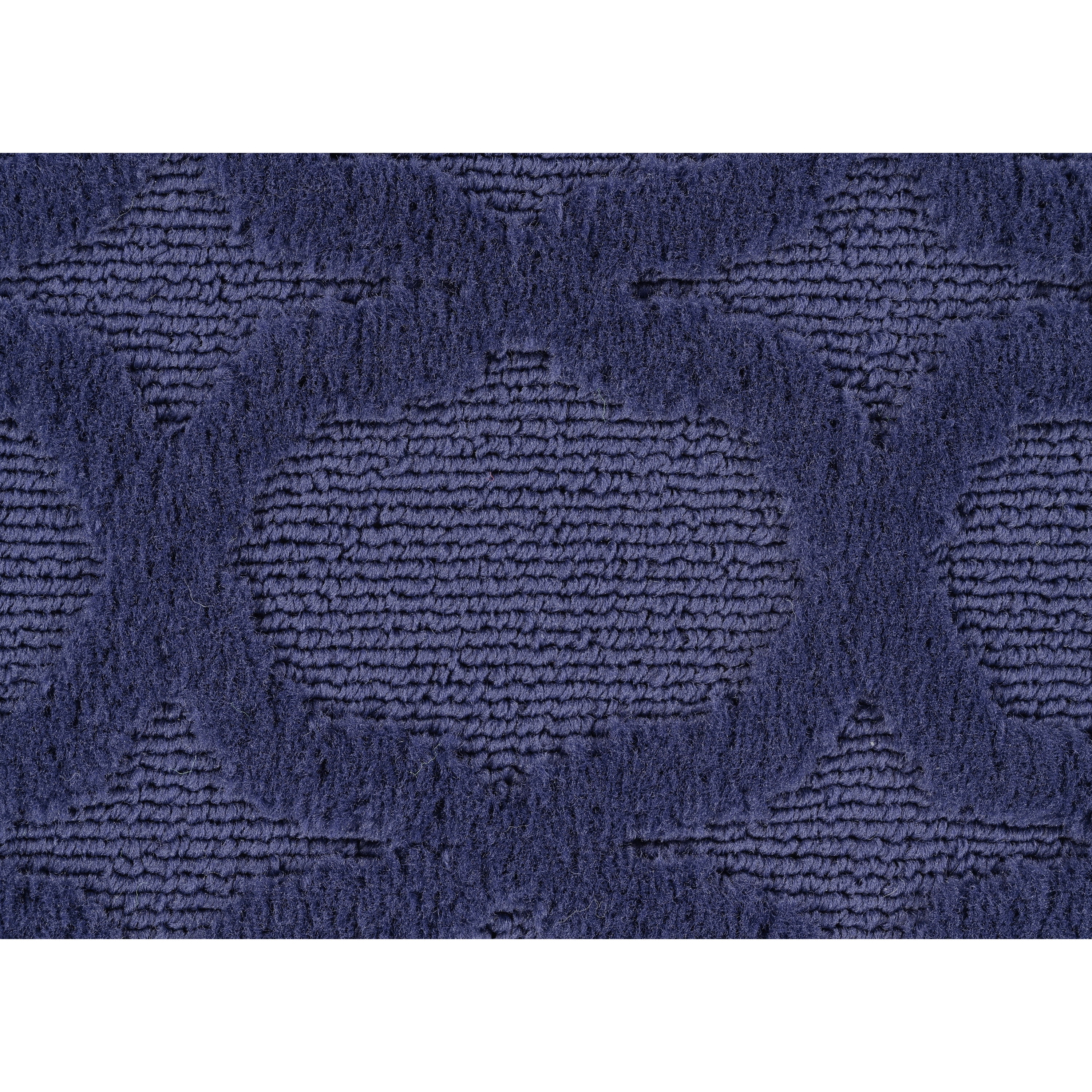 Garland Rug Garden Trellis Polypropylene Navy Square Indoor/Outdoor Area Rug, 6' x 6'