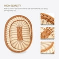 thumbnail image 6 of STRANDCHIC 2Pcs Multi Function Woven Basket Handcrafted Storage Basket for Home and Hotel, 6 of 8