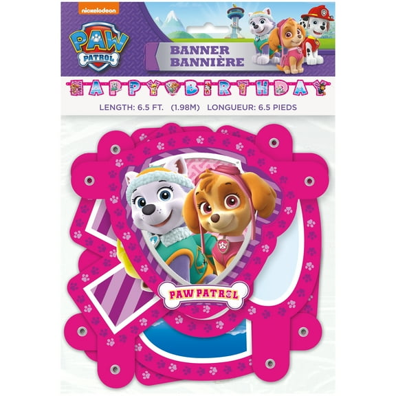 Skye PAW Patrol Birthday Banner, 6.5ft
