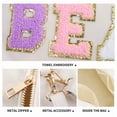 thumbnail image 4 of Personalized Letter Initial Makeup Bag for Women , Large Cosmetic Travel Toiletry Bag , Birthday Gifts,  Preppy Stuff  Trendy Cosmetic Bag | Toiletry Bag, 4 of 4