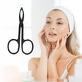 thumbnail image 4 of Unique Bargains 1 Pc Portable Straight Eyebrow Tweezer 3.23"x1.89" Black, 4 of 7