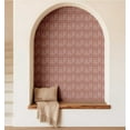 thumbnail image 5 of S4Sassy Mosaic Tile Pattern Wallpaper - Pink Wall Covering, 25" X 120" Self-Adhesive Plain Vinyl Wall Paper, Walls Wrap, Modern Minimalist Wallpaper For Office, Bedroom, Workspaces, 5 of 8