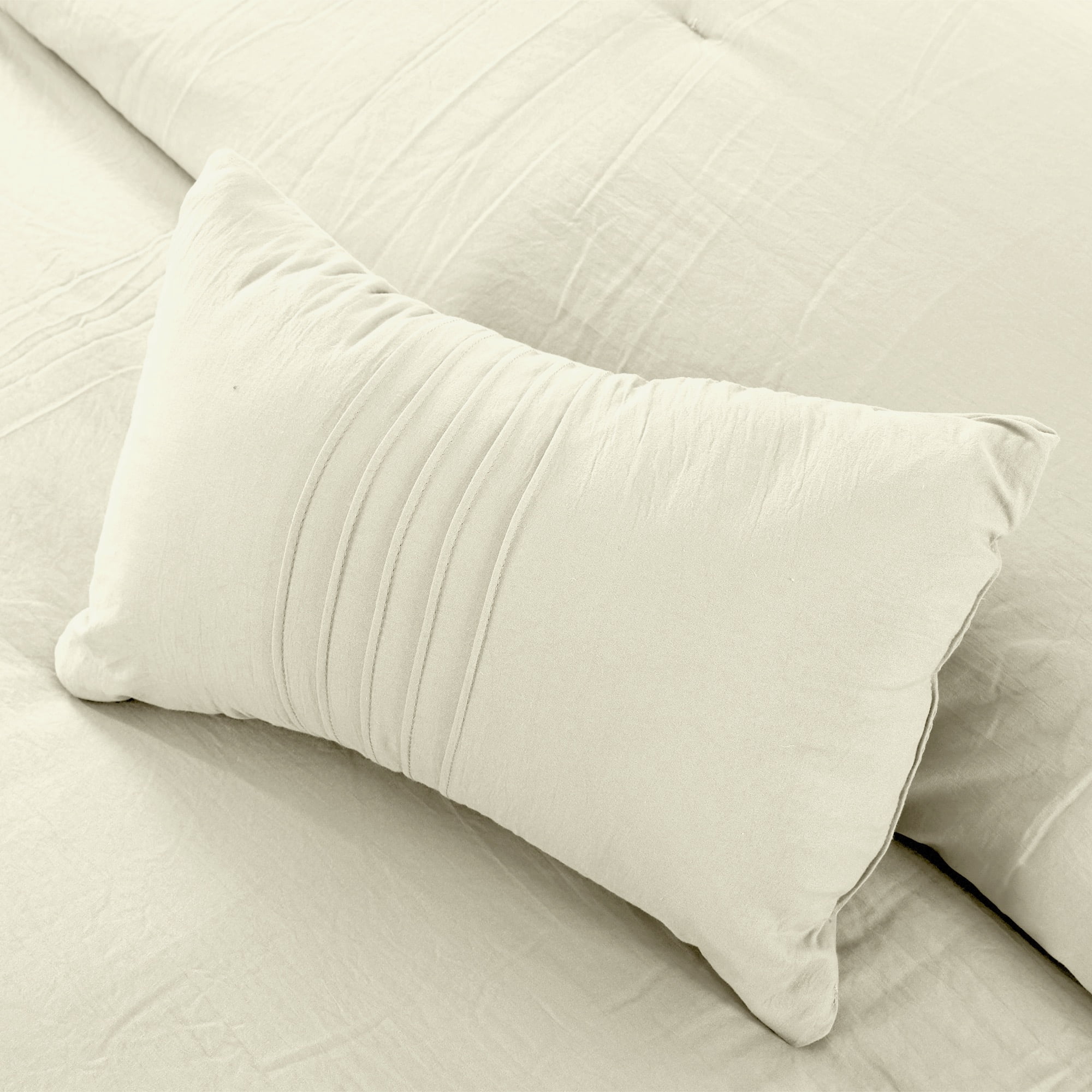 Modern Threads Beck 4-Piece Garment Washed Adult Comforter Set Coconut, King