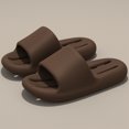 thumbnail image 4 of Women's Bathroom Slides Quick Dry Non Slip Shower Shoes Thick Sole EVA Sandals with Arch Support Lightweight Home Slippers for Pool Gym Spa Beach Vacation (Coffee, 38), 4 of 4