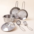 thumbnail image 4 of Juego de utensilios de cocina KidKraft Deluxe con comida para niños mayores de 3 años, 4 of 6
