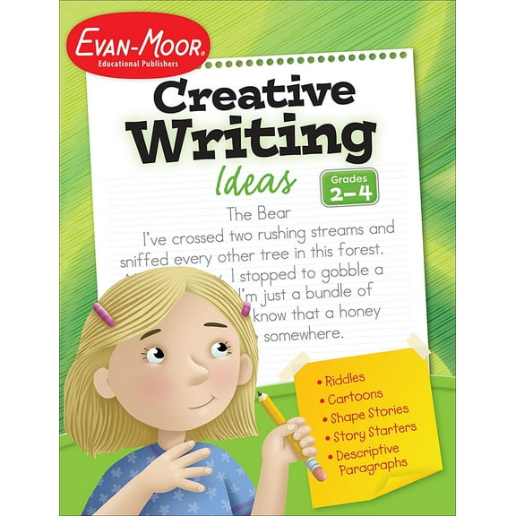 Evan-Moor Creative Writing Ideas, Grade 2 - 4 Teacher Resource